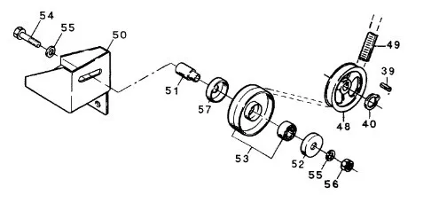 89833888 - Ремень привода кожуха вентилятора TC56 (Ford)